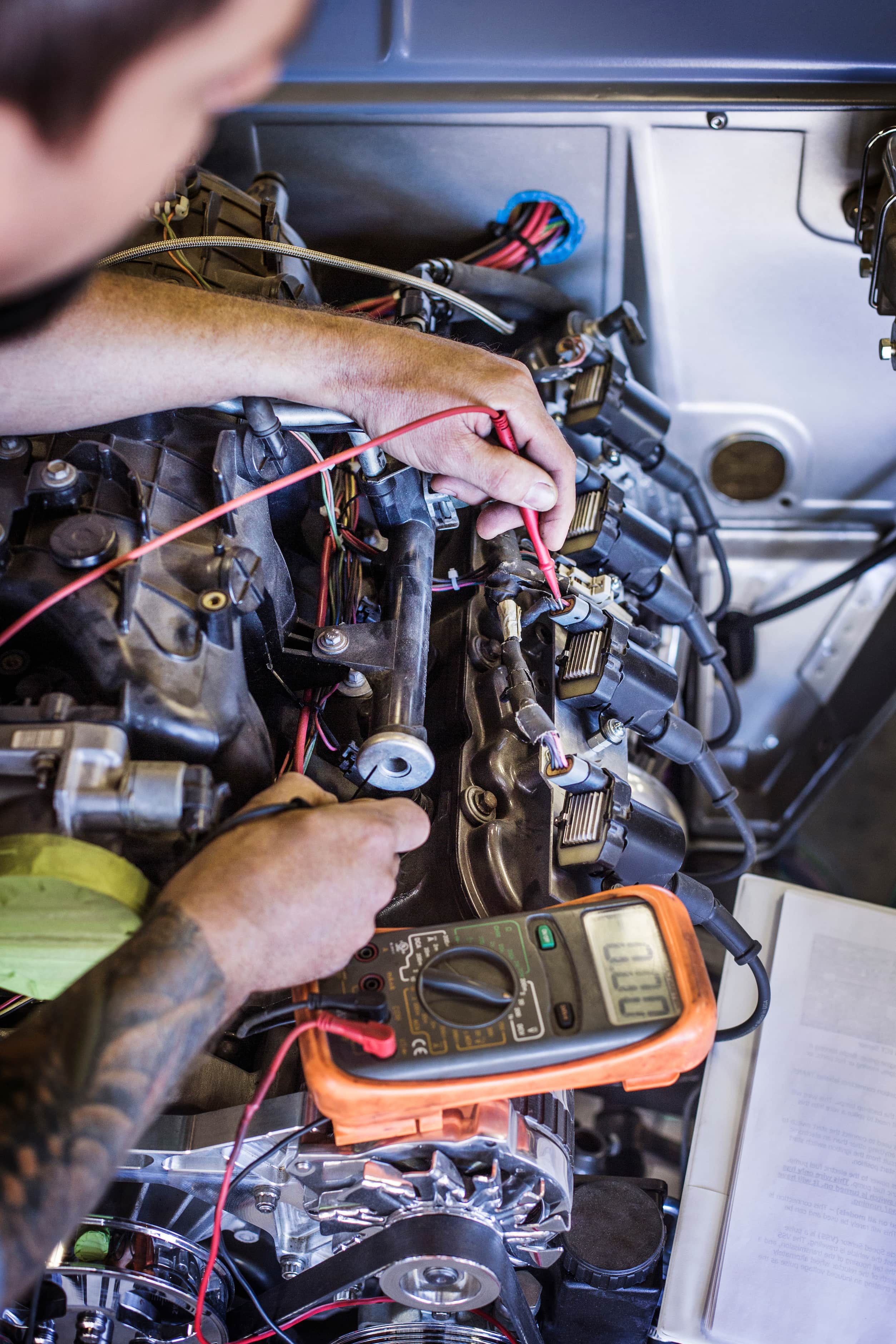 Professional mobile auto repair service at customer location